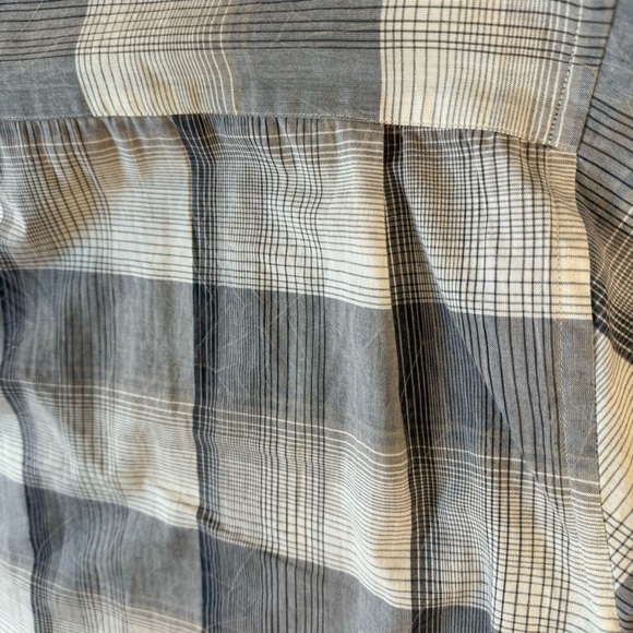 Viyella Blue Plaid Short Sleeve Button Up Shirt Mens XL - Picture 7 of 7